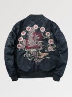 Bomber Motif Japonais