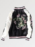 bomber femme imprimé japonais