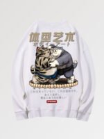 Tous les symboles forts du Japon sont réunis sur notre sweat à imprimé japonais