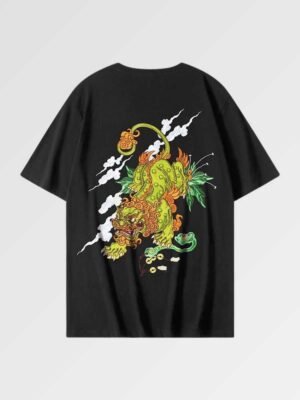 T-Shirt Japonais Brodé