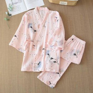 Kimono Femme Pyjama - Rose / M