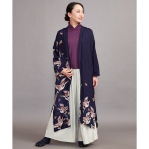 Kimono Long Femme Grue