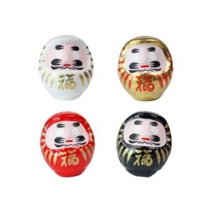 Lot 4 Daruma Japonais - 4,5 cm