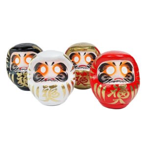 Lot 4 Grand Daruma - 12 cm