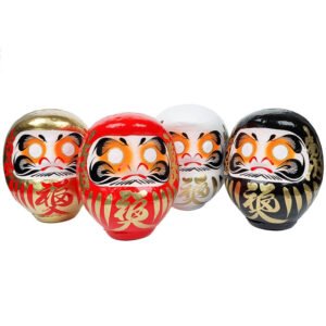 Lot 4 Grand Daruma - 15 cm