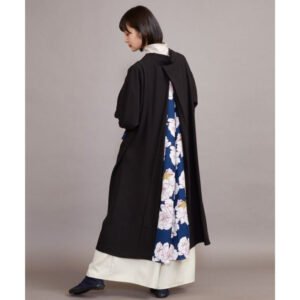 Robe Japonaise Moderne Noire